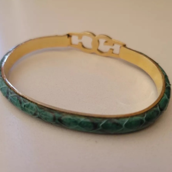 RARE Gorgeous GUCCI 14k Gold Plated Bracelet - Picture 2 of 4